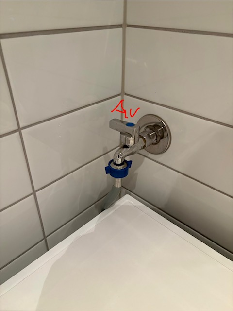 Kran til vaskemaskin av